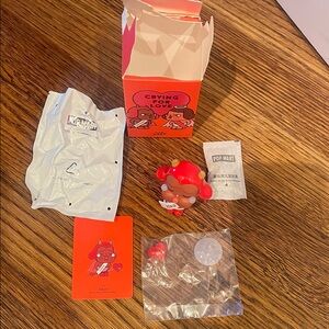 Red Crying Love Figure by Pop Mart